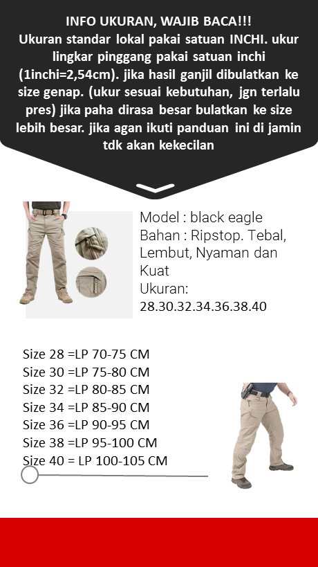  Celana  Tactical 